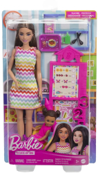 Barbie Set De Joaca Papusa Barbie Satena Face Cariera Profesoara 
