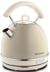 Fierbator electric Ariete VINTAGE 2877/03 2000W 1 7 l Corp din otel Suprafata rece baza 360 Bej 