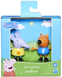 Peppa Pig Prieteni Buni Set 2 Figurine Elefantul Emily Si Vulpita Freddy 