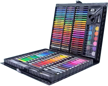 Set 150 desen si pictura Plastic Negru 