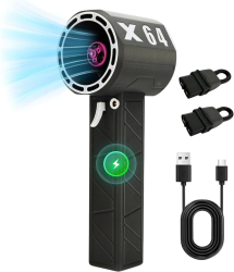 Suflanta Aer Comprimat Portabila STARGRIG® Turbo Fan 180000 RPM Putere Suflare 1400G Profesional 840W Baterie 8000 mAh Incarcare 