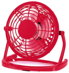 Ventilator de masa cu USB diametru 14 cm rosu Vivo T1527-RED 
