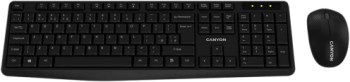 Kit Wireless Canyon SET-W01 - Tastatura USB Wireless Black + Mouse Optic USB Wireless Black 