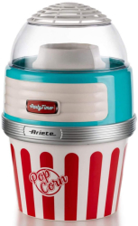 Aparat pentru floricele cu aer cald Ariete XL PARTY TIME 2957/01 1100W Dozator Bol detasabil Turcoaz 