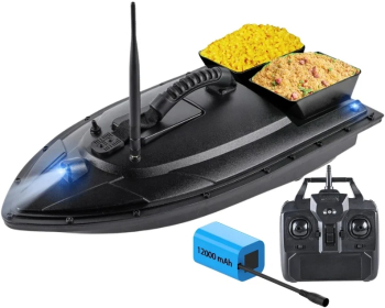 Barca Nadit si Momit iUni FB01 12000mAh 2 cuve 1.5kg 200m Telecomanda 2.4GHz