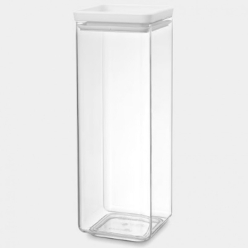 Borcan depozitare Brabantia Tasty+ 1001158 2 5 l lavabil pentru masina de spalat vase si frigider gri deschis 