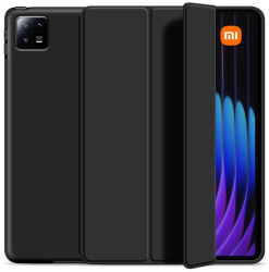 Husa Ultra Slim pentru Xiaomi Pad 7 / Pad 7 Pro 11.2& 2025 Silicon TPU Smart Cover &ndash Negru 