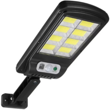Lampa solara de gradina 8 COB senzor de miscare control usor cu telecomanda buton on/off 