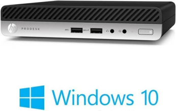 Mini PC HP ProDesk 400 G3 Quad Core i5-7500T 8GB DDR4 128GB SSD Win 10 Home 