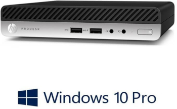 Mini PC HP ProDesk 400 G3 Quad Core i5-7500T 8GB DDR4 128GB SSD Win 10 Pro 