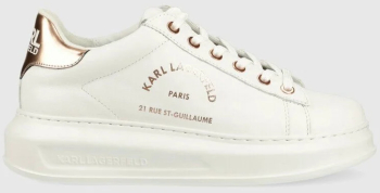 Pantofi sport de piele Karl Lagerfeld Kapri Maison 40 EU Alb 
