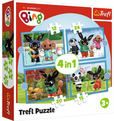 Puzzle Trefl 4in1 Acamar Films Happy Bing 