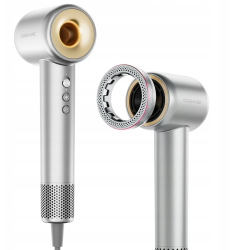 Uscator de par COSHARE HD10 ShineRing ioni negativi 110.000 RPM puternic control termic zgomot redus argintiu 