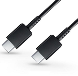 Cablu date si incarcare USB-C la USB-C 25W 1 8M EP-DW767JBE Negru 