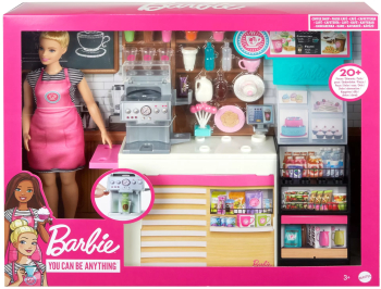 Barbie Set Cafenea Cu 20 De Accesorii