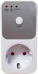 Priza stabilizator/protectie tensiune aparate uz casnic 170-260V 5-6 minute 