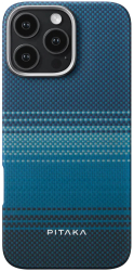 Husa de protectie Pitaka Tactile Woven Aramida Magsafe pentru iPhone 16 Pro Moonrise 