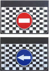 Aparatori Noroi Camion 3D 40X45 Cm Set 2 Buc 