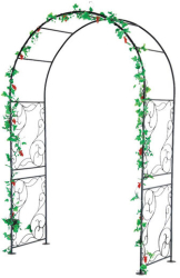 Arcada metalica pergola pentru gradina 135x54x215 cm 