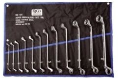 Set chei inelare cotite BGS 6-32mm 12 piese 