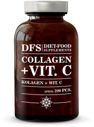 Colagen +Vit.C - 200 capsule x 300mg - 60g 