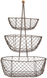 Cos supraetajat metal negru 30x22x50 cm 