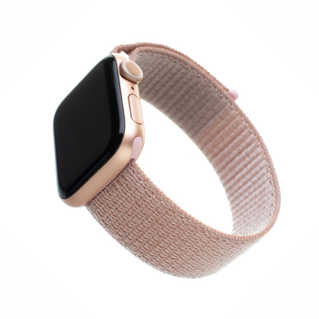 Curea ONSG® pentru Apple Watch 1/2/3/4/5/6/7/8/9/10/SE/SE 2/Ultra/Ultra 2 42/44/45/46/49mm Q49 Nylon Rose Gold