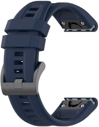 Curea ONSG® pentru Garmin Fenix 5/5 Plus 6/6 Pro/7/Forerunner 935/945/955/Approach S60/S62 Y82 Silicon Navy Blue 
