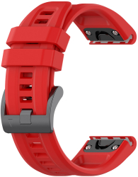 Curea ONSG® pentru Garmin Fenix 3/3 HR/5X/5X Plus/6X/6X Pro/7X/7X Pro Solar Y68 Silicon Red 
