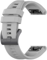 Curea ONSG® pentru Garmin Fenix 3/3 HR/5X/5X Plus/6X/6X Pro/7X/7X Pro Solar Y72 Silicon Gray 