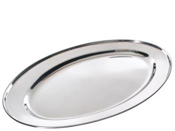 Farfurie de servire Kinghoff KH 1232 40 cm Ovala Inox 