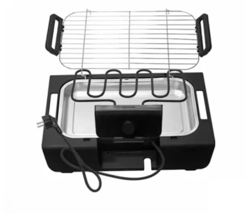 Gratar electric Royalty Line RL-BGT2000.410.15 2000 W termostat reglabil tava picurare din metal 