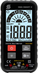 Multimetru digital cu afisaj mare iluminat design plat identificare smart inteligenta si functii manuale