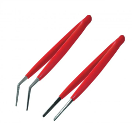 Pereche pensete specialist dreapta si curbata lungime 150 mm acoperire izolatoare 