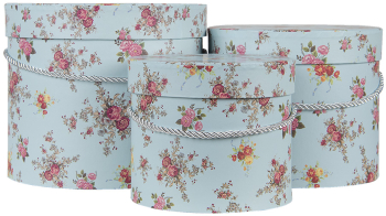Set 3 cutii depozitare carton 3 23x19 cm 20x16 cm 17x14 cm