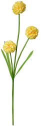 Set 3 flori artificiale galbene verzi 12x8x84 cm 