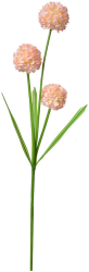 Set 3 flori artificiale verzi roz 12x8x84 cm 