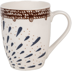 Set 6 cani ceramica multicolora 11x8x10 cm 300 ml 