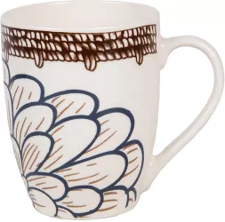Set 6 cani ceramica multicolora 12x8x10 cm 300 ml