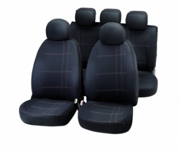 Set Huse Scaun Universale EMBROIDERY Negru/Gri Bottari 