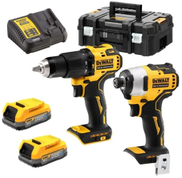 Pachet 2 scule Dewalt DCK2062E2T