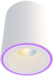 Spot de tavan LED Calex Smart Halo 10cm RGB lumina calda 6.5W IP20 clasa G Alb 