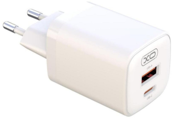 Adaptor Priza XO L96 Tip C USB 3A 30W / 18W Alb 