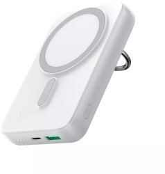 Baterie externa Luka JR-W050 10000mAh 20W MagSafe suport cu inel alb 105x60.5x23.5mm 