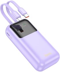 Baterie Hoco Q25 Powerbank 10.000mAh Cabluri integrate Type-C + Lightning Mov 