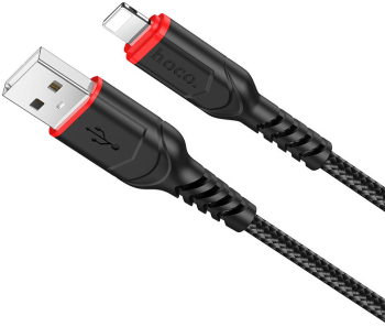 Cablu Date si Incarcare HOCO X59 Victory USB la tip Lightning 1m 2.4A Negru 