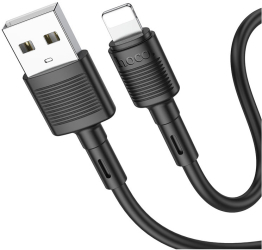 Cablu Date si Incarcare HOCO X83 Victory USB la tip Lightning 1m 2.4A Negru 