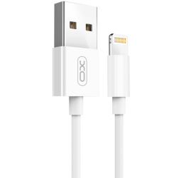 Cablu Date si Incarcare XO Design NB47 USB la tip Lightning 1m 2.4 A Alb 