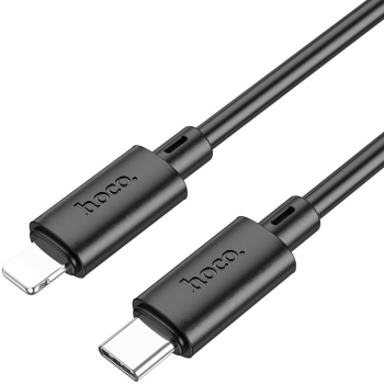 Cablu de date si incarcare rapida Hoco X88 USB-C la Lightning 2.4A 1m Negru 
