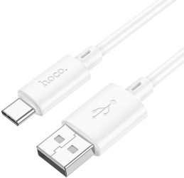 Cablu de date si incarcare rapida Hoco X88 USB la USB-C 3.0A 1m Alb 